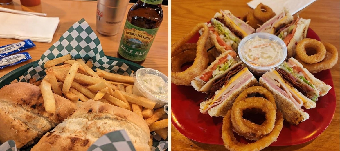 E Town Bar & Grill Menu